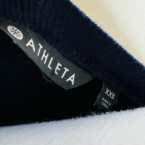 Athleta Zephyr Dress w Pockets XXS Womens Navy Blue Athletic Travel Athleisure - Picture 11 of 11